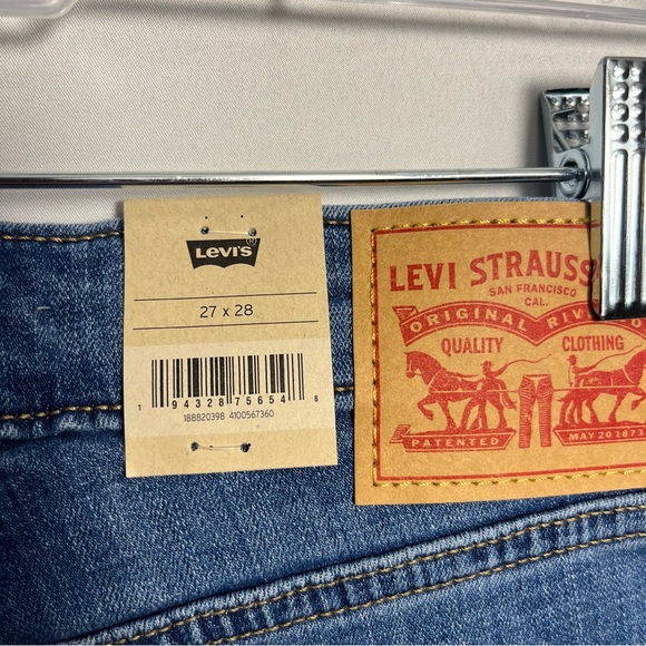 Women's Levi's 721 High Rise Skinny Jeans Sz. 27x28 NWT - Picture 5 of 9